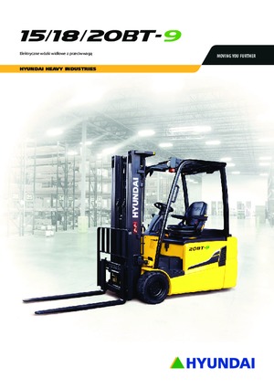 Elektrische vorkheftrucks Hyundai 20 BT 9 ac
