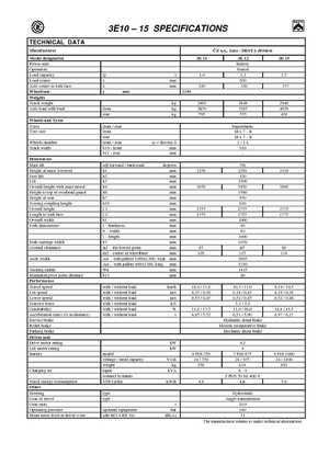 Elektrische vorkheftrucks Desta 3 E 10