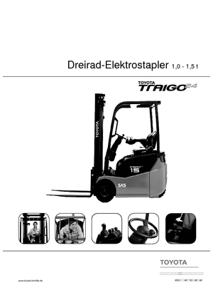 Elektrische vorkheftrucks Toyota 7 FBEST 15 