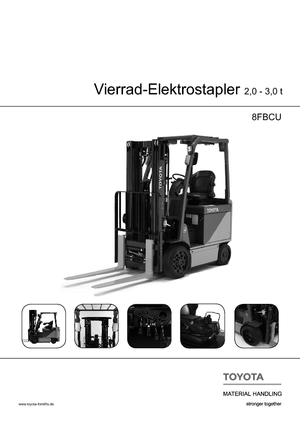 Elektrische vorkheftrucks Toyota 8 FBCU 25