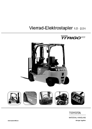 Elektrische vorkheftrucks Toyota 8 FBMT 15