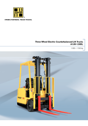 Elektrische vorkheftrucks Hyster A 1.50 XL