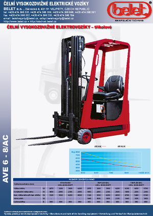 Elektrische vorkheftrucks Belet AVE 6 AC