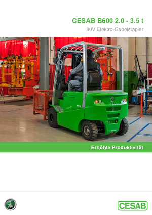 Elektrische vorkheftrucks Cesab B 625 L