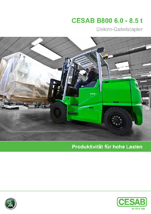 Elektrische vorkheftrucks Cesab B 860