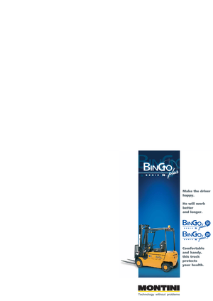 Elektrische vorkheftrucks Montini Bingo 204 GA CSM