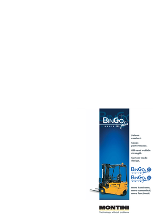Elektrische vorkheftrucks Montini Bingo plus N 163 CSM