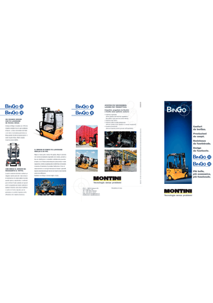 Elektrische vorkheftrucks Montini Bingo plus N 163