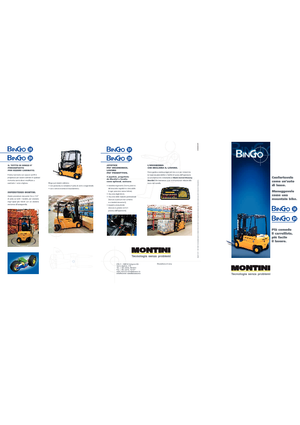 Elektrische vorkheftrucks Montini Bingo plus N 204 GA CSM