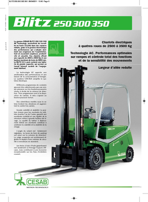 Elektrische vorkheftrucks Cesab Blitz 300 L AC