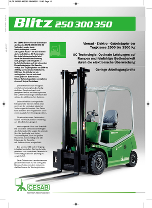 Elektrische vorkheftrucks Cesab Blitz 300 L AC