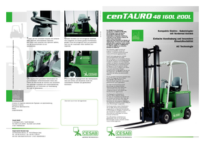 Elektrische vorkheftrucks Cesab cenTAURO 48 160L AC