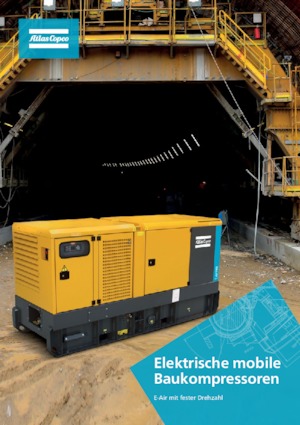 Mobiele Perslucht Compressors - diesel, elektrisch, benzine Atlas Copco E-Air T900 