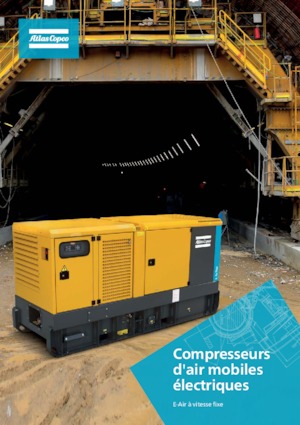 Mobiele Perslucht Compressors - diesel, elektrisch, benzine Atlas Copco E-Air T900 