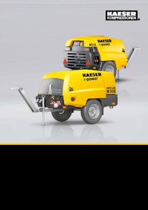 Mobiele Perslucht Compressors - diesel, elektrisch, benzine Kaeser Mobilair M 31E/10 bar 