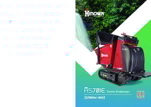 Elektrische rupsdumpers Hinowa HS701E