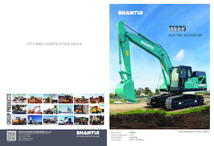 Electrische rups graafmachines Shantui EE225-X2