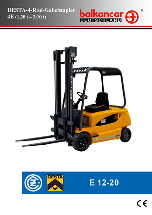 Elektrische vorkheftrucks Desta E 20 ac