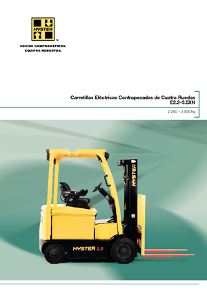 Elektrische vorkheftrucks Hyster E3.0XN