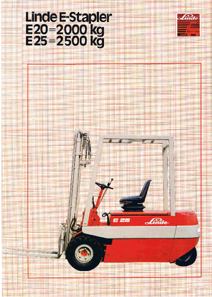 Elektrische vorkheftrucks Linde E 25