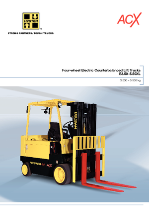 Elektrische vorkheftrucks Hyster E4.0XN