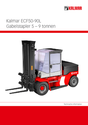 Elektrische vorkheftrucks Kalmar ECF90-6L