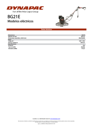 Betonmolens Dynapac BG 21 E