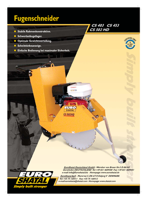 Vloerzagen Shatal CS 502 HD E