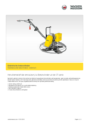 Betonmolens Wacker Neuson CT 36-400 E