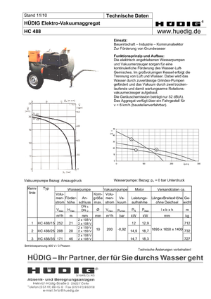 Grondwater Aggregaten Hüdig HC 488/15