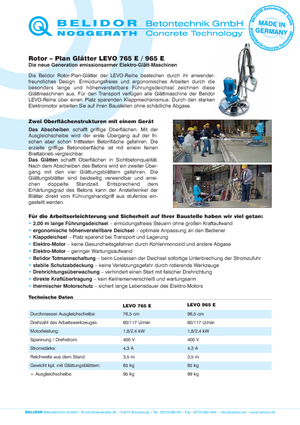 Betonmolens Belidor-Noggerath Levo 965 E