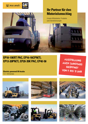 Elektrische vorkheftrucks Caterpillar EP35K PAC