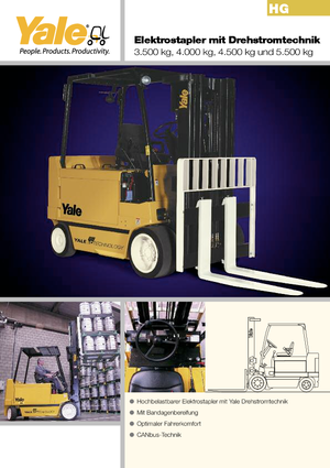 Elektrische vorkheftrucks Yale ERC 45 HG