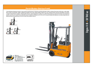 Elektrische vorkheftrucks OMG Ergos III 8 TA 3 ac 