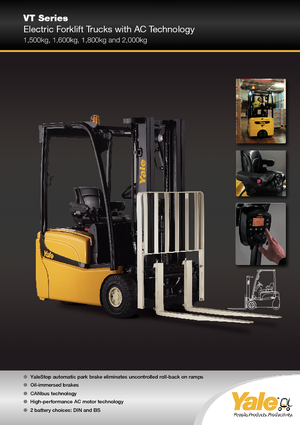 Elektrische vorkheftrucks Yale ERP 18 VT