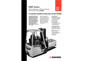 Elektrische vorkheftrucks Mitsubishi FB 20 NT ac