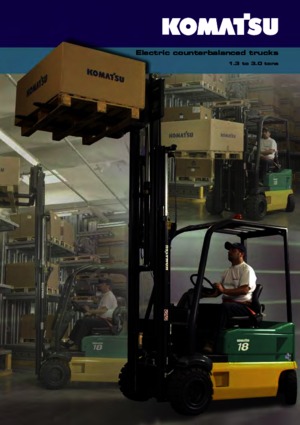 Elektrische vorkheftrucks Komatsu FB 18 M 2 R