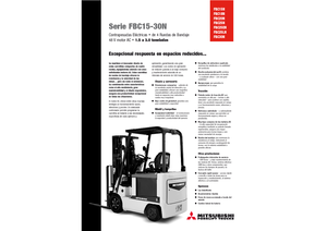 Elektrische vorkheftrucks Mitsubishi FBC 25 N