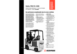 Elektrische vorkheftrucks Mitsubishi FBC 25 N