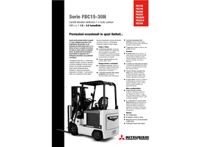 Elektrische vorkheftrucks Mitsubishi FBC 25 N