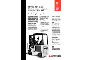 Elektrische vorkheftrucks Mitsubishi FBC 25 N