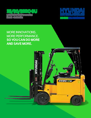 Elektrische vorkheftrucks Hyundai 32BC-9U