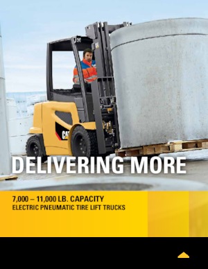 Elektrische vorkheftrucks Caterpillar 2EP10000