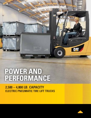Elektrische vorkheftrucks Caterpillar 2ETC3000