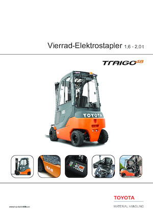 Elektrische vorkheftrucks Toyota 8 FBM 18T 