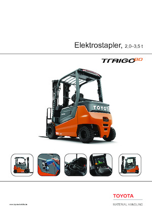 Elektrische vorkheftrucks Toyota 9 FBMK 25T 