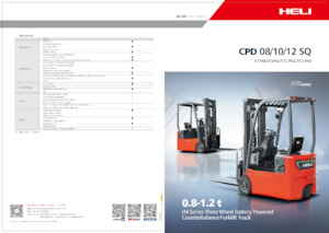 Elektrische vorkheftrucks Heli CPD12SQ