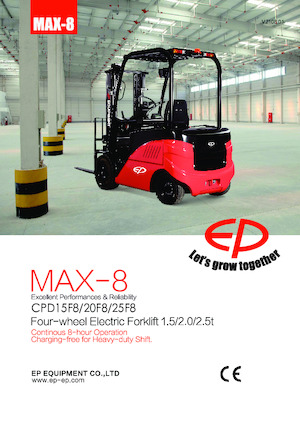 Elektrische vorkheftrucks EP CPD15F8