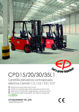 Elektrische vorkheftrucks EP CPD35L1S