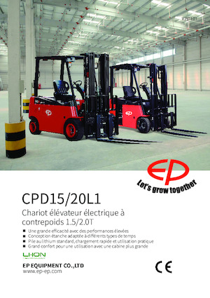 Elektrische vorkheftrucks EP CPD15L1